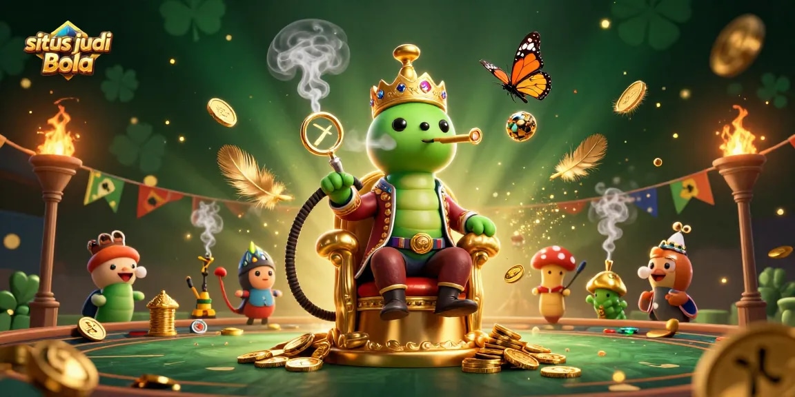 Engage in sports betting excitement with situs judi bola, featuring a sultan caterpillar master.