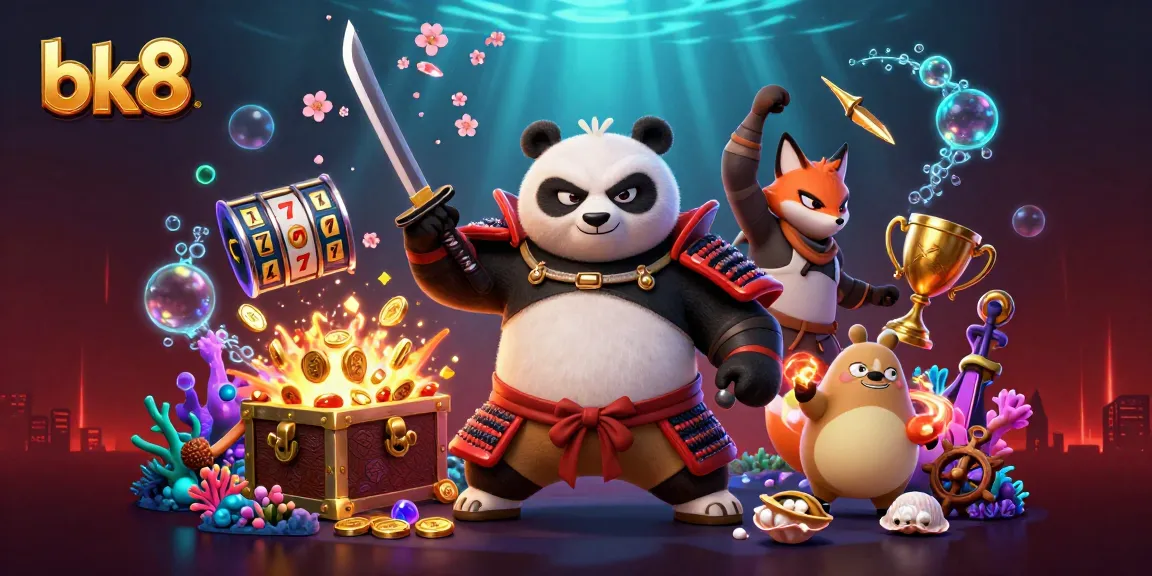 Engage with bk8's thrilling online casino experience featuring vibrant characters and captivating game elements.