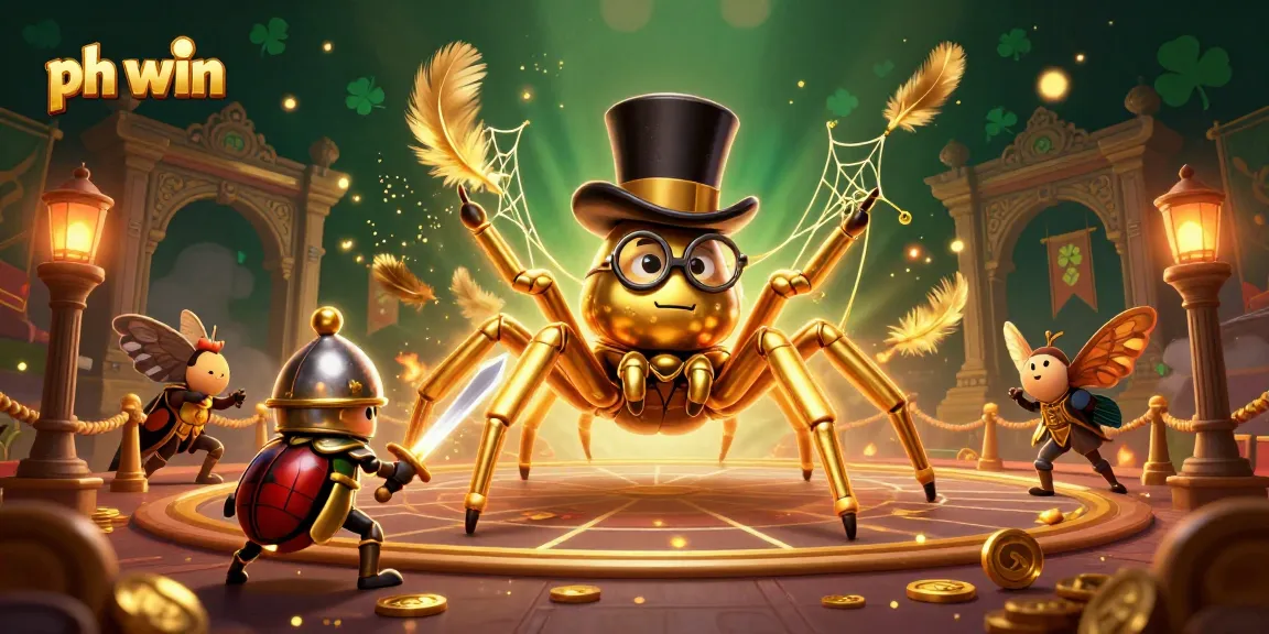 Experience the thrill of ph win in this vibrant 3D illustration featuring gambling elements and dynamic characters.