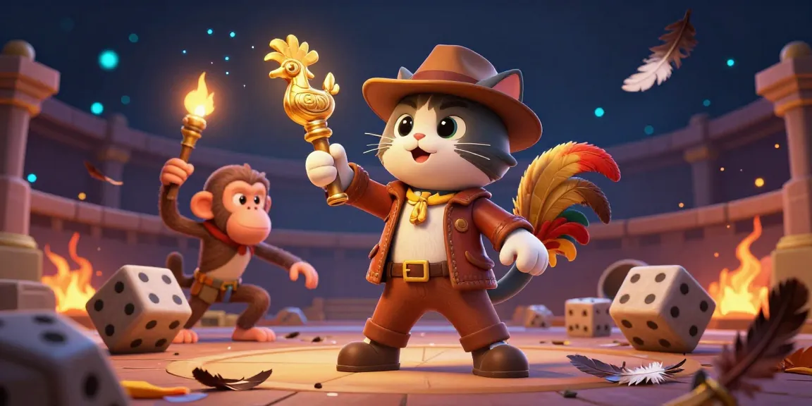 Engage in thrilling cockfighting action with SV388 as a cat archaeologist uncovers treasures.