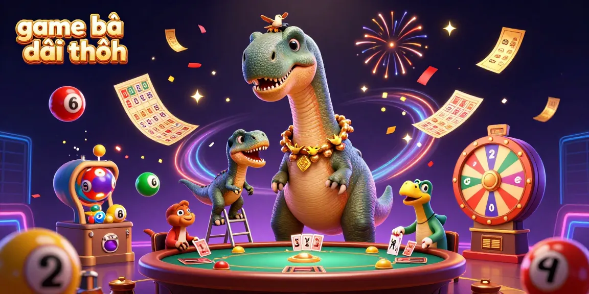 Engage in exciting game bài đổi thưởng activities with a vibrant casino-themed illustration.