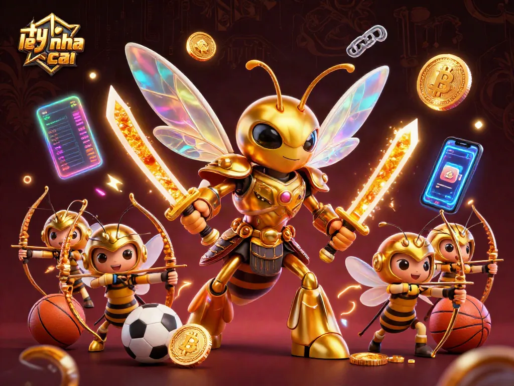 Engage with ty le nha cai through a dynamic betting scene featuring sports and cryptocurrency elements.