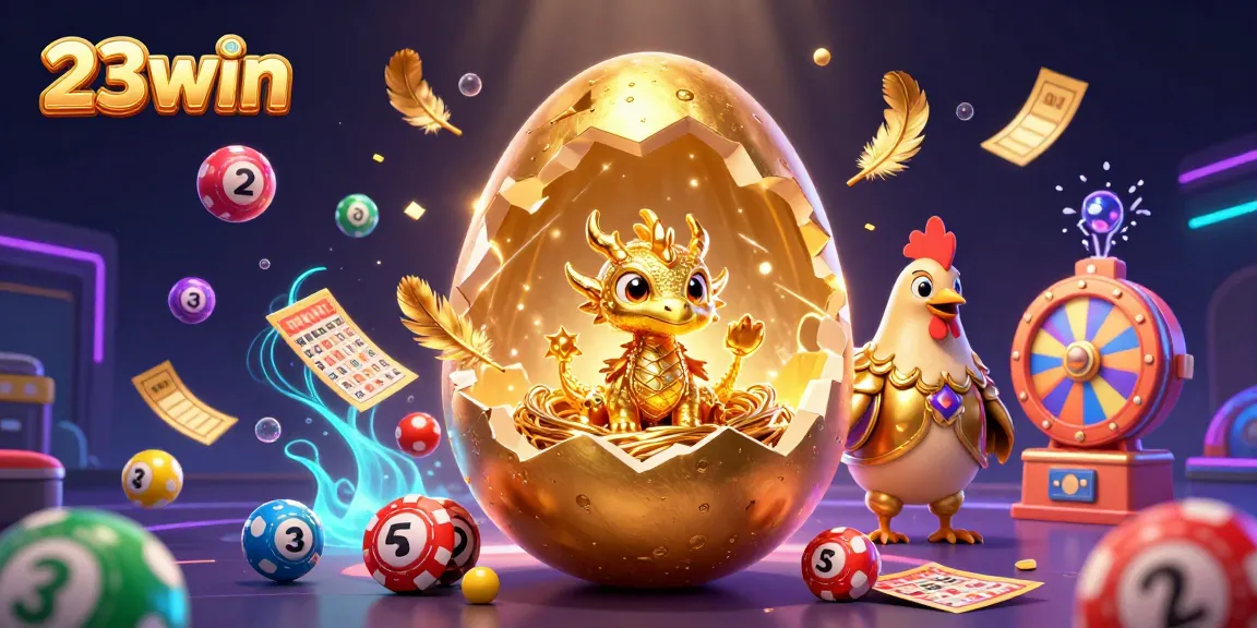 Engage in thrilling 23win experiences with a captivating cartoon scene of gold and excitement.