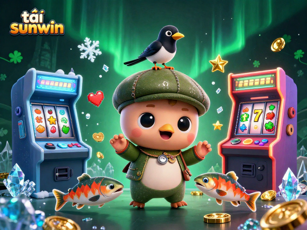 Experience the thrill with tải sunwin as cartoon Nessie and friends spin colorful slots!