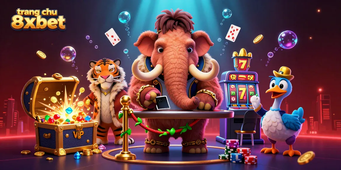 Experience thrilling games at trang chu 8xbet with unique characters and vibrant casino elements.