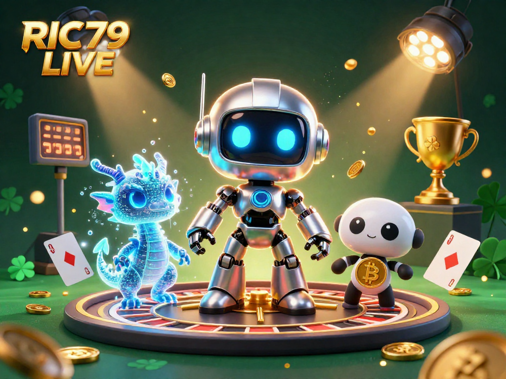 Experience thrilling gameplay with RIC79 LIVE featuring a dynamic live casino scene.