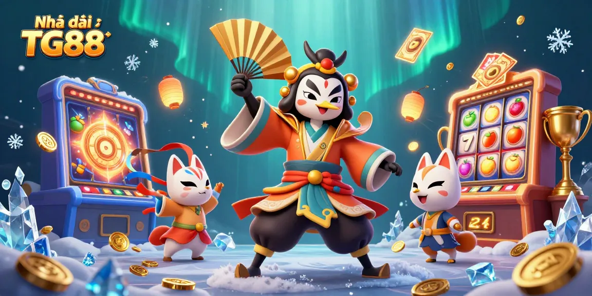 Engage with Nhà cái TG88 and experience 3D thrilling slots and jackpots in a vibrant casino scene.