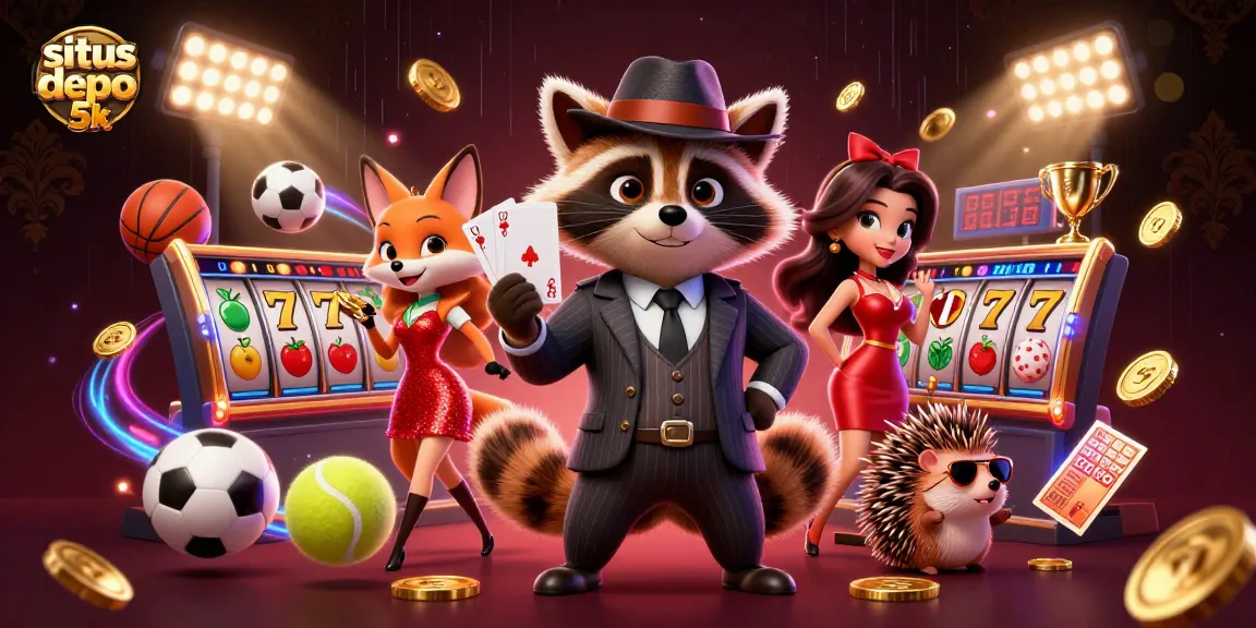 Experience thrilling slots at situs depo 5k with animated characters and dynamic game elements.