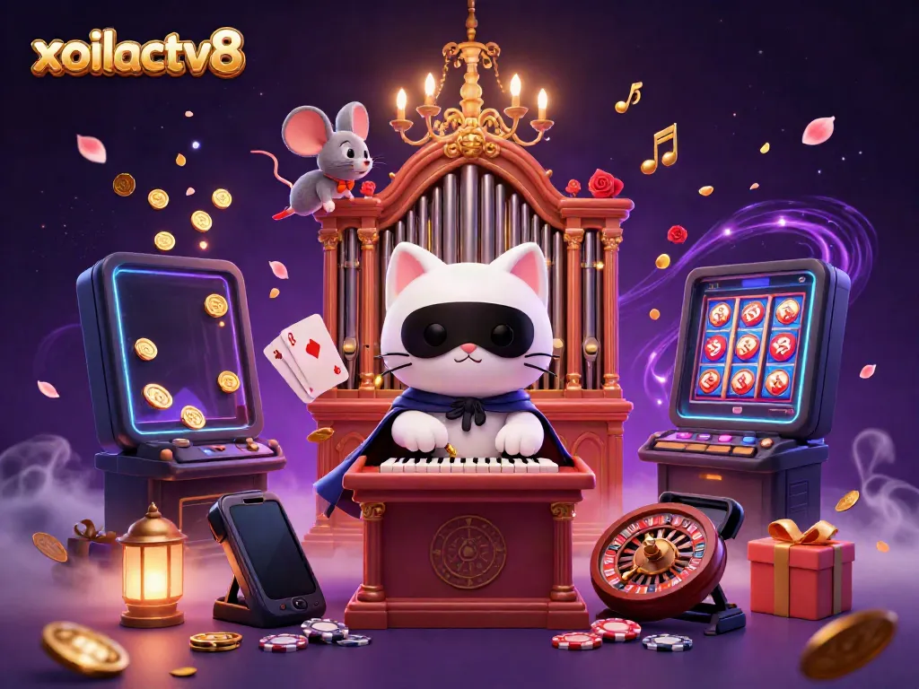 Experience thrilling gameplay with the xoilactv8 slot game featuring a dynamic 3D casino scene.