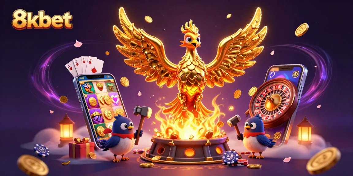 Experience winning thrills with 8xbet's golden phoenix and dynamic gaming elements.