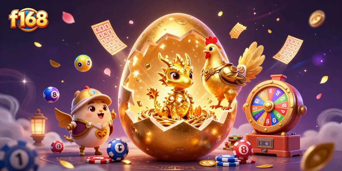 Play and win big with F168's vibrant gaming world filled with golden surprises and colorful prizes!