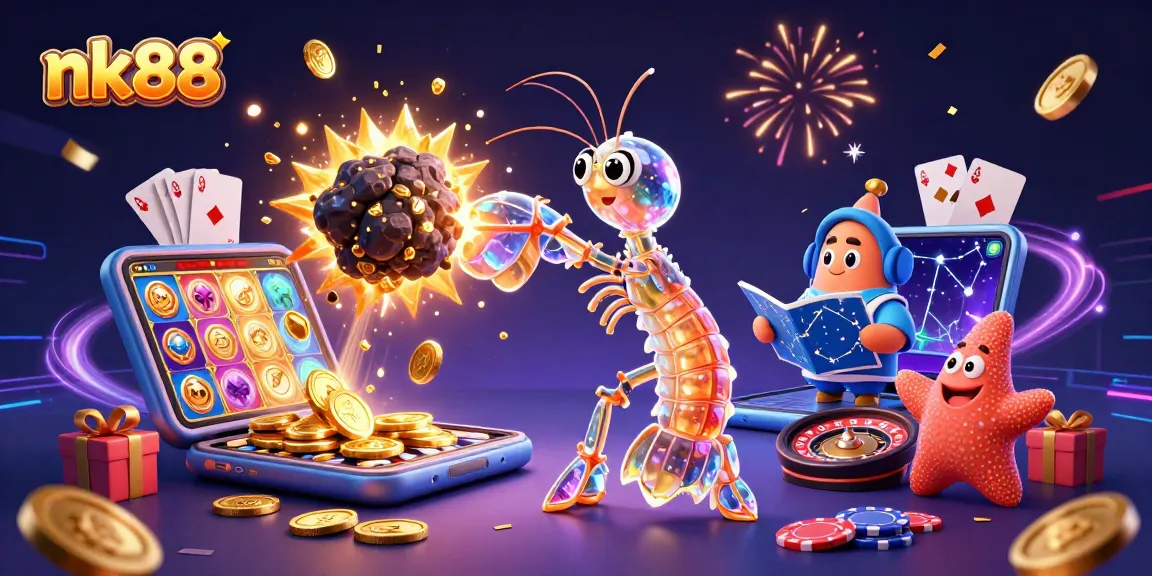 Experience thrilling gameplay with nk88 as vibrant characters engage in the casino universe.