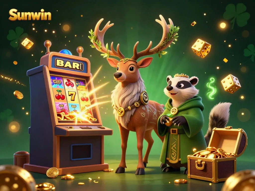 Experience thrilling gameplay with Sunwin's vibrant casino visuals and exciting slot action.
