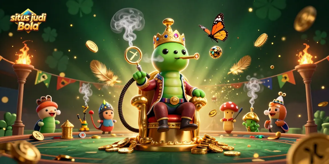 Engage in sports betting excitement with situs judi bola, featuring a sultan caterpillar master.