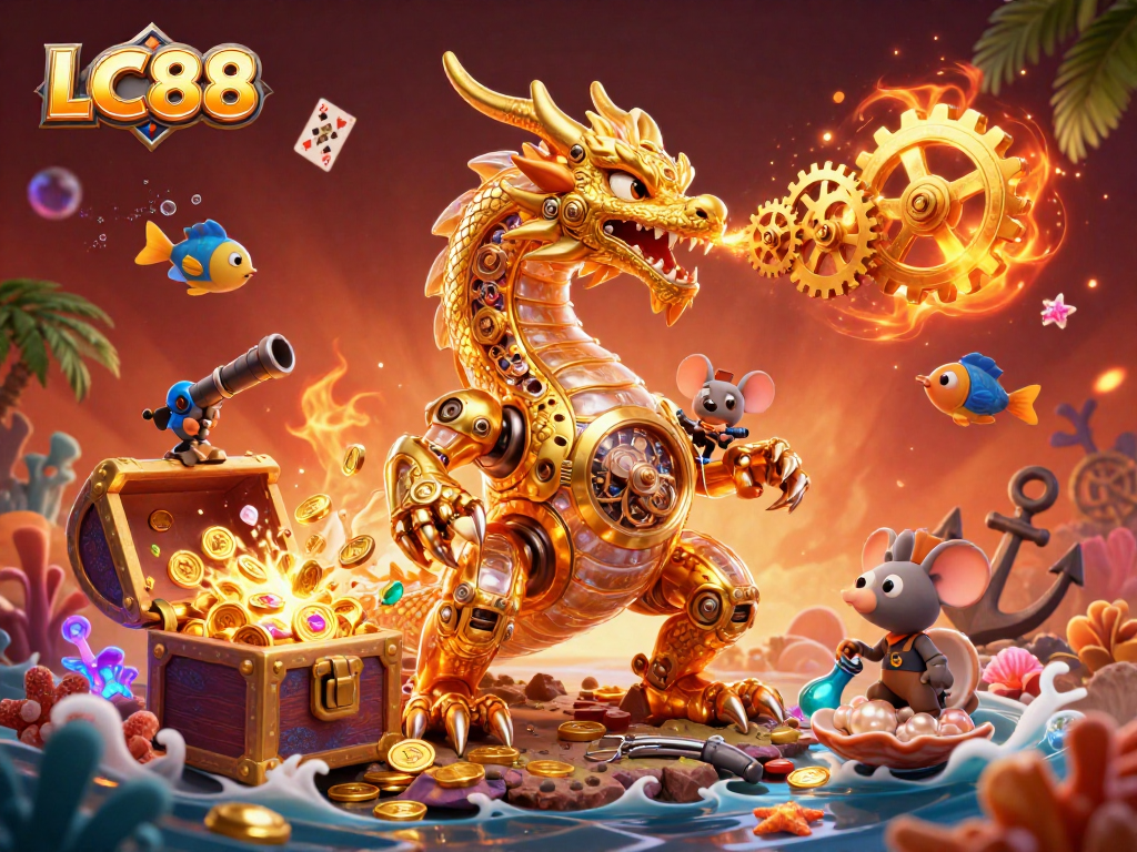 Experience thrilling games at LC88 with an explosive atmosphere packed with treasures and playful elements.