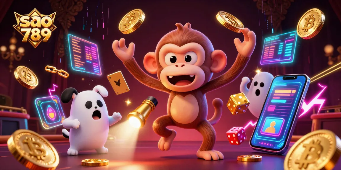 Interact with exciting sao 789 casino games illuminated by vibrant cryptocurrency elements.