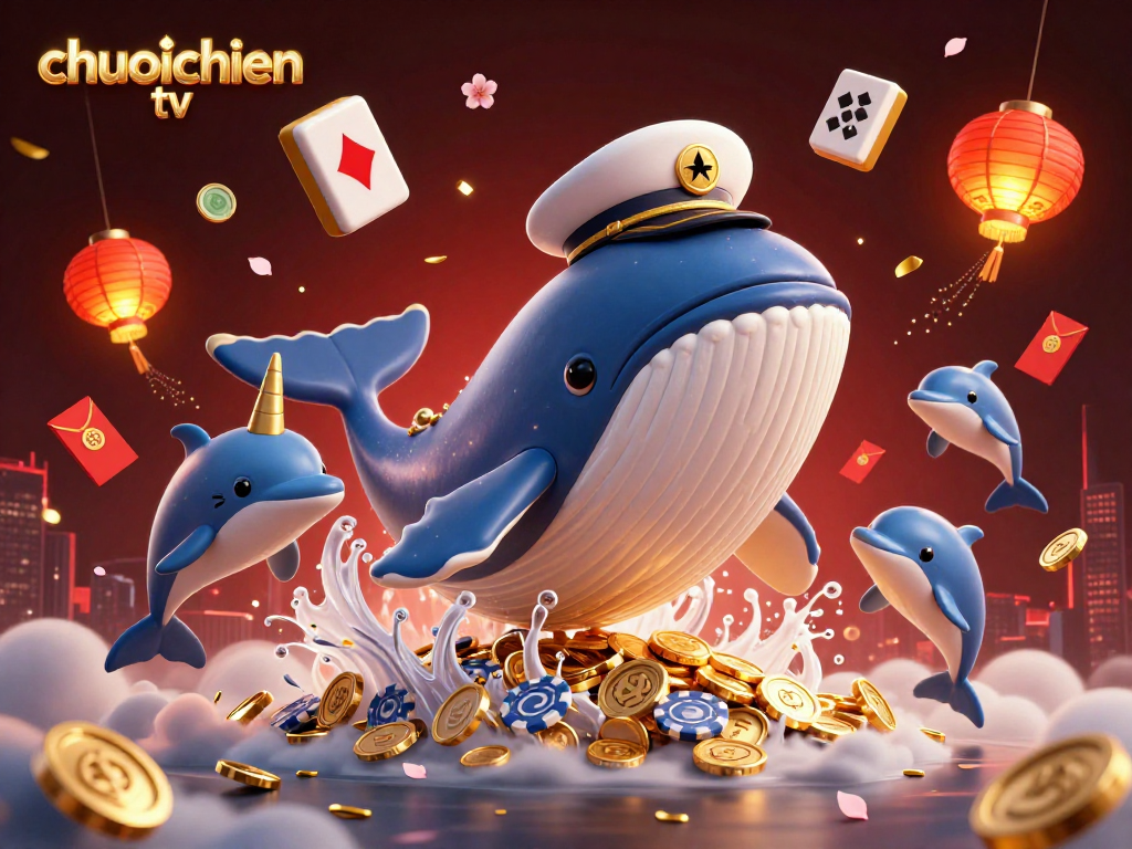 Experience the excitement of chuoichien tv with dynamic sports and gambling elements alive in 3D illustration.