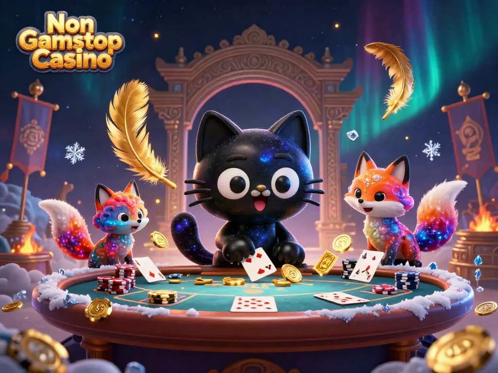 Engage in exciting gameplay at a Non Gamstop Casino with vibrant 3D characters and dynamic casino elements.