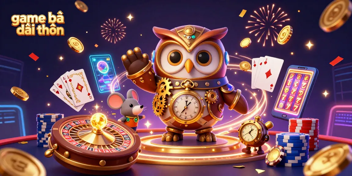 Experience the excitement of game bài đổi thưởng with thrilling characters and vibrant casino elements.